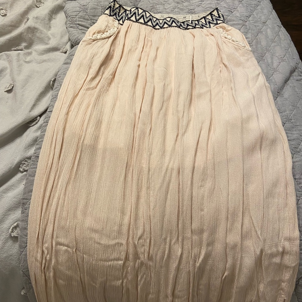 Francescas Medium tan maxi skirt